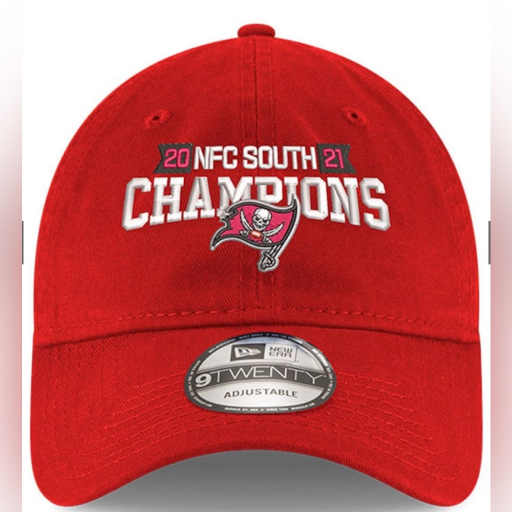 NWT Tampa Bay Bucks New Era 2021 NFC South Division Champs 9TWENTYAdjustable Hat
